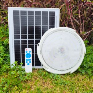 چراغ خورشیدی سقفی ۱۰۰ وات پنل جدا یورونت (Euronet)