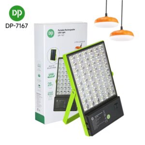 پکیج روشنایی و چراغ اضطراری دو لامپ DP-7167