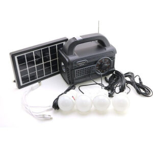 پکیج چراغ اضطراری شارژی و خورشیدی دیپ کینگ مدل DK-801SL