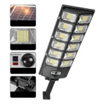 چراغ خورشیدی ۱۲ لنز مدل W789B-6