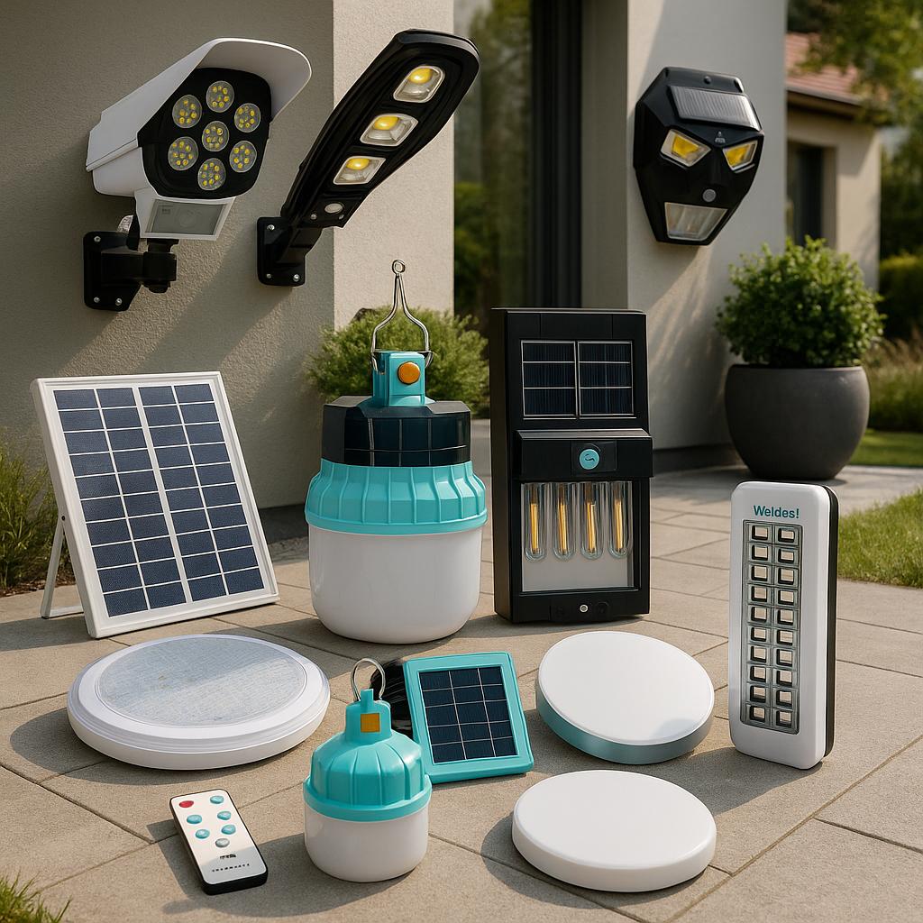 چراغ خورشیدی برای باغ و ویلا؛ انتخاب هوشمند برای روشنایی و امنیت