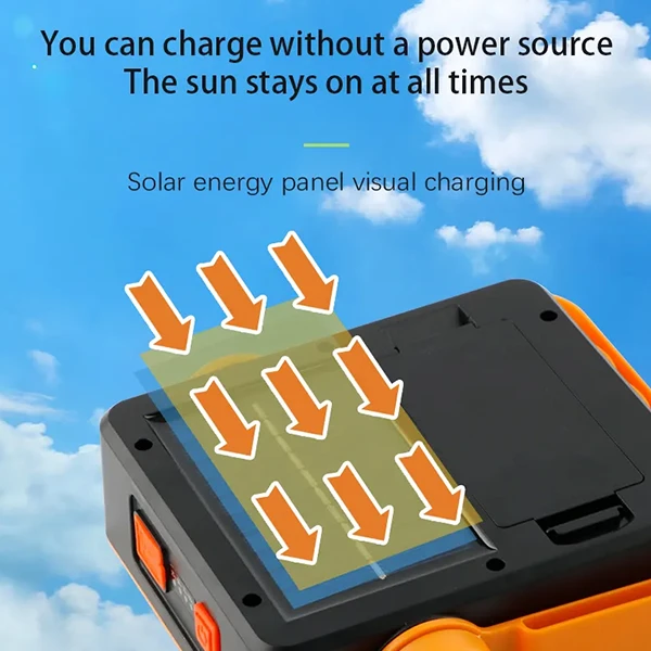 نورافکن شارژی سولونیکس مدل خورشیدی NY-9805-D