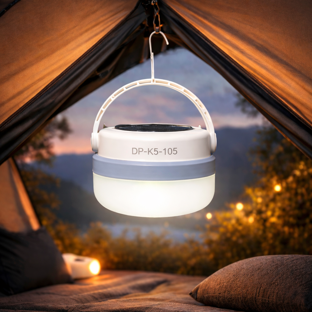 چراغ اضطراری شارژی خورشیدی دی پی گاد مدل UFO کد DP-K5-105