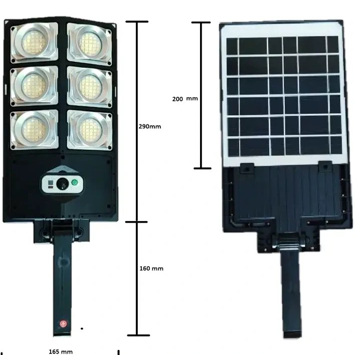 چراغ خیابانی خورشیدی ۶ لنز مدل W789B-3