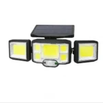 چراغ اضطراری خورشیدی سه طرفه پنل جدا مدل JD-2192B