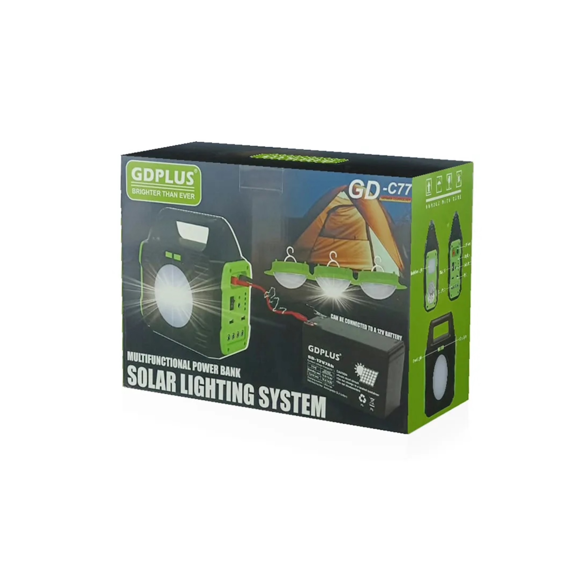 پکیج خورشیدی GD Plus مدل GD-C77