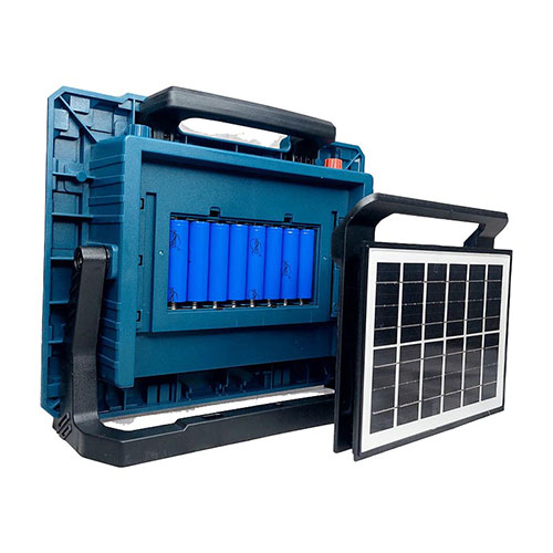 پروژکتور شارژی و خورشیدی 400 وات مدل W8109