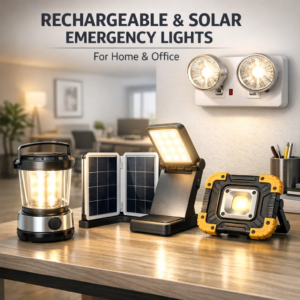 بهترین چراغ های اضطراری شارژی و خورشیدی برای خانه و محل کار